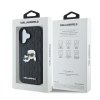 Karl Lagerfeld KLHCP16SPGKLKCPK iPhone 16 6.1 czarny/black hardcase Monogram Karl&Chaoupette Head Pin